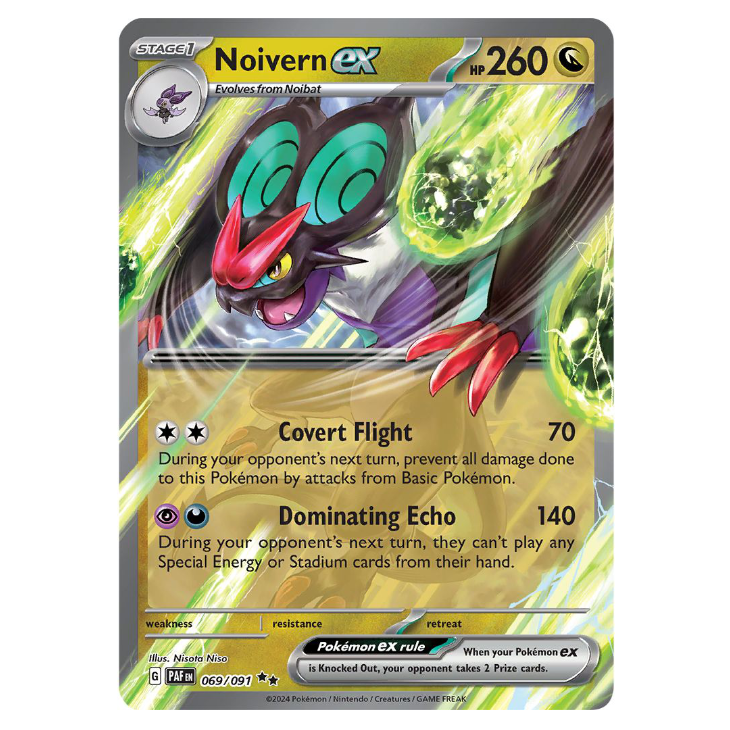 Noivern ex - Paldean Fates - 069/091 - Double Rare
