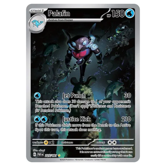Palafin - Paldean Fates - 225/091 - Illustration Rare