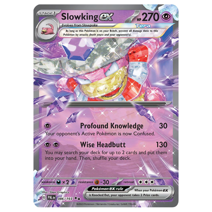 Slowking ex - Paldea Evolved - 086/193 - Double Rare