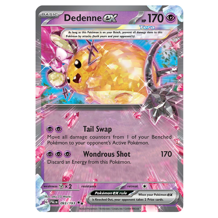 Dedenne ex - Paldea Evolved - 093/193 - Double Rare