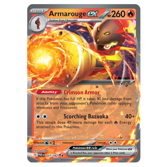 Armarouge ex - Paradox Rift - 027/182 - Double Rare