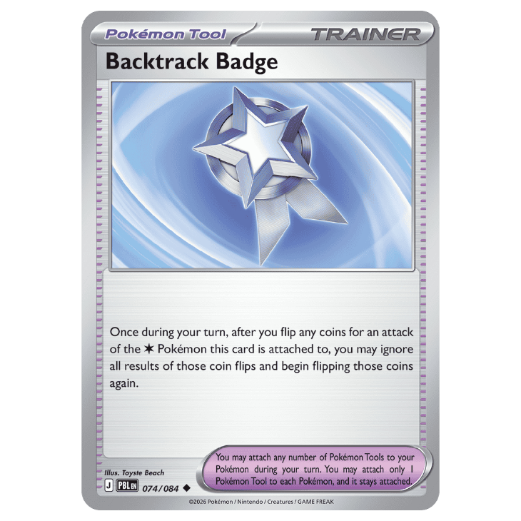 Backtrack Badge - Pitch Black - 074/084 - Uncommon