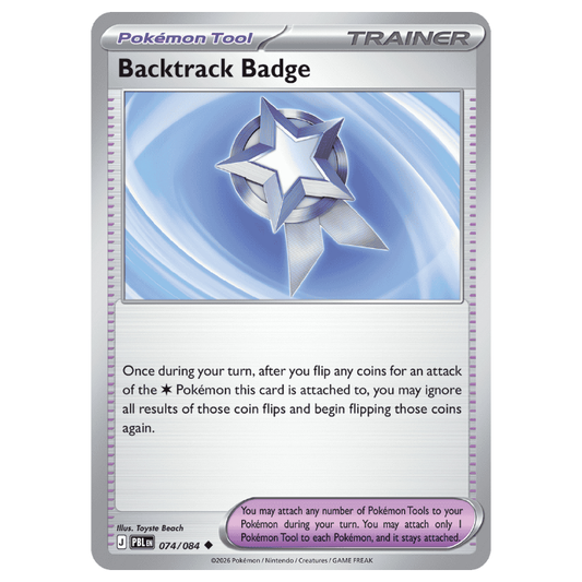 Backtrack Badge - Pitch Black - 074/084 - Uncommon