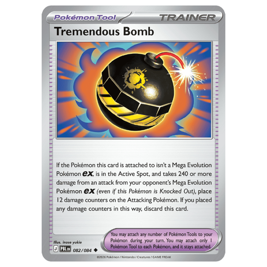 Tremendous Bomb - Pitch Black - 082/084 - Uncommon