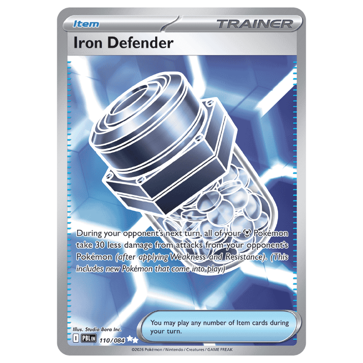 Iron Defender - Pitch Black - 110/084 - Ultra Rare Full Art