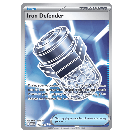Iron Defender - Pitch Black - 110/084 - Ultra Rare Full Art