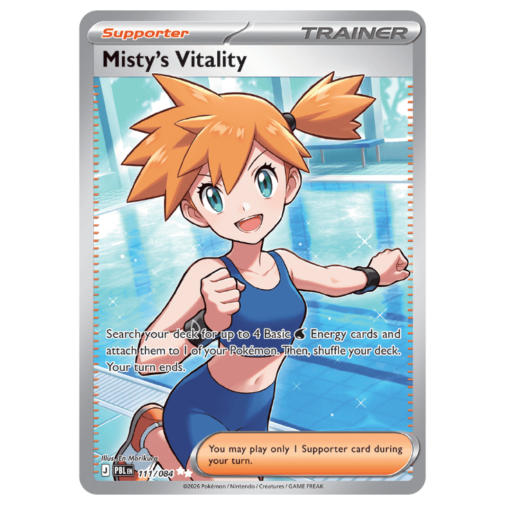 Misty's Vitality - Pitch Black - 111/084 - Ultra Rare Full Art