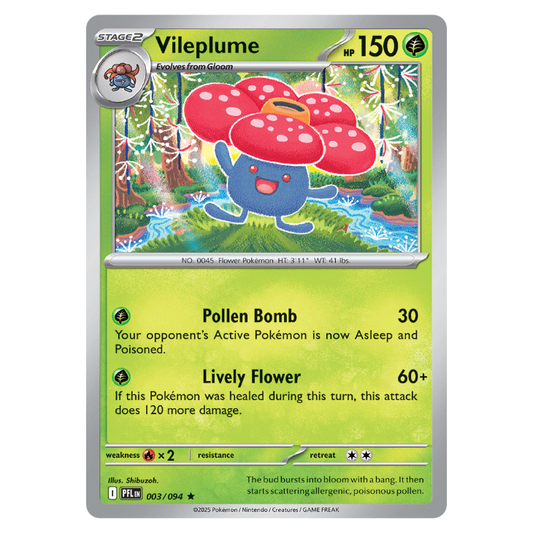 Vileplume - Phantasmal Flames - 003/094 - Holo Rare