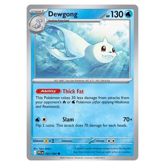 Dewgong - Phantasmal Flames - 022/094 - Common