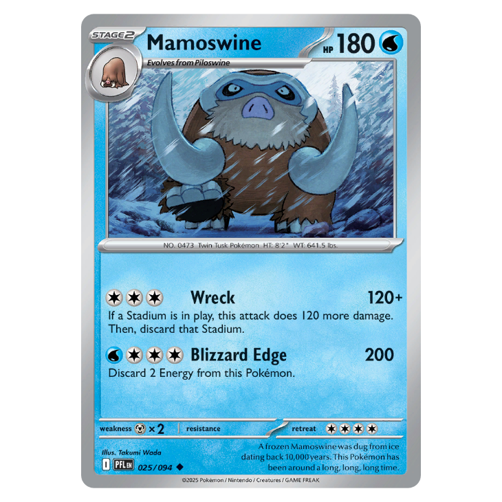 Mamoswine - Phantasmal Flames - 025/094 - Uncommon