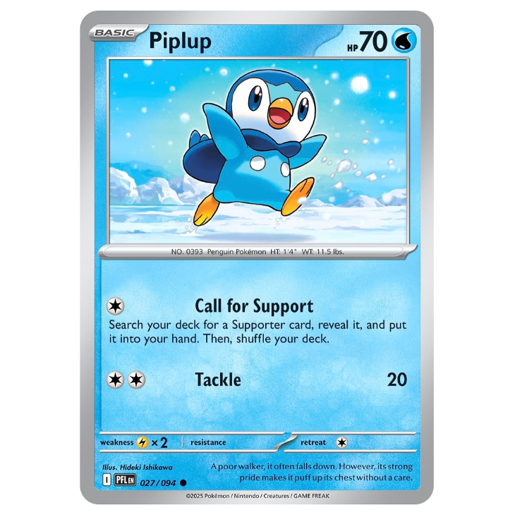 Piplup - Phantasmal Flames - 027/094 - Common