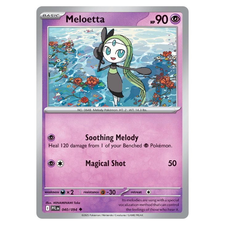 Meloetta - Phantasmal Flames - 040/094 - Uncommon
