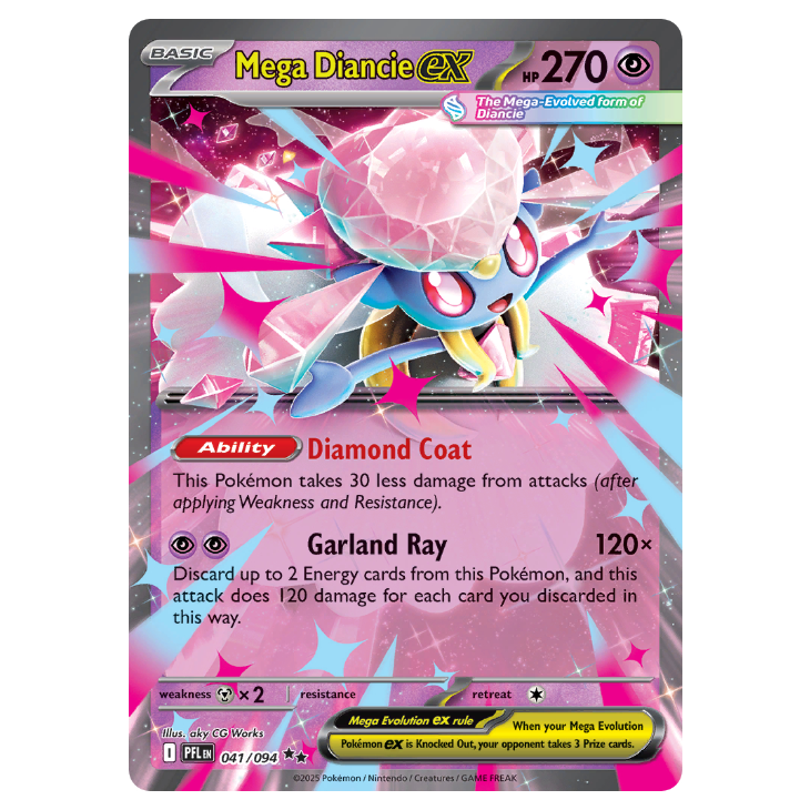 Mega Diancie ex - Phantasmal Flames - 041/094 - Double Rare