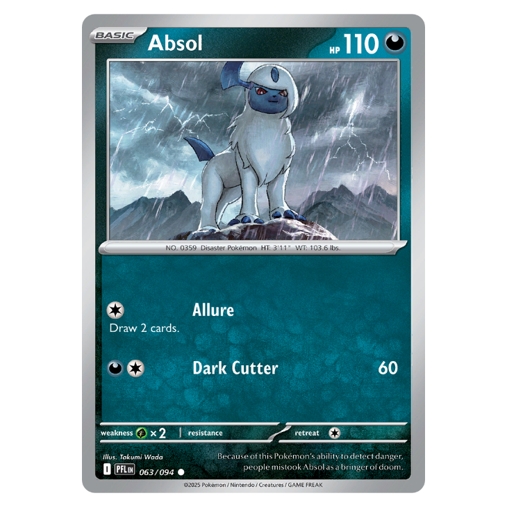 Absol - Phantasmal Flames - 063/094 - Common