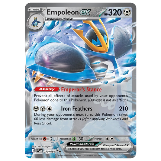 Empoleon ex - Phantasmal Flames - 070/094 - Double Rare