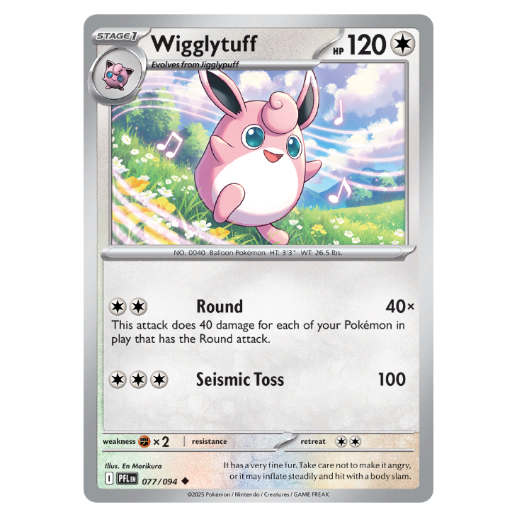 Wigglytuff - Phantasmal Flames - 077/094 - Uncommon