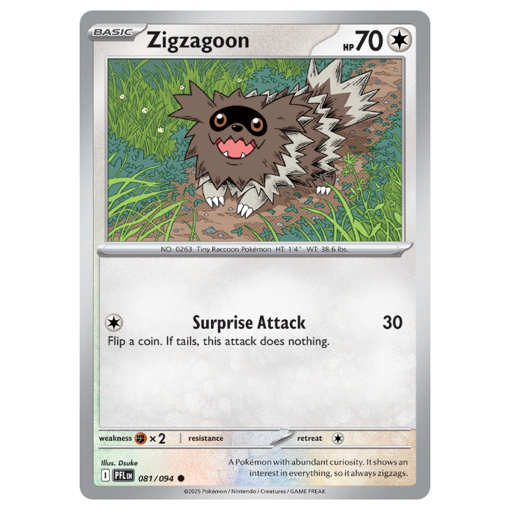 Zigzagoon - Phantasmal Flames - 081/094 - Common