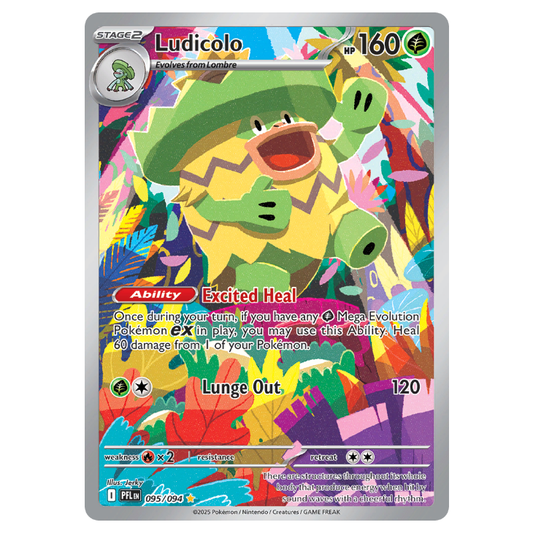 Ludicolo - Phantasmal Flames - 095/094 - Illustration Rare