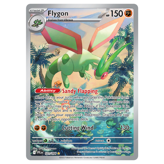 Flygon - Phantasmal Flames - 101/094 - Illustration Rare