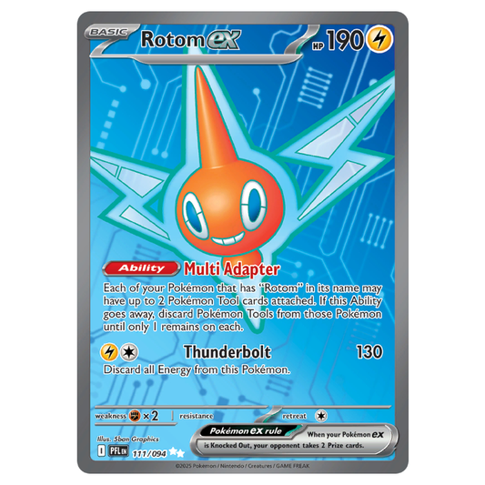 Rotom ex - Phantasmal Flames - 111/094 - Ultra Rare Full Art