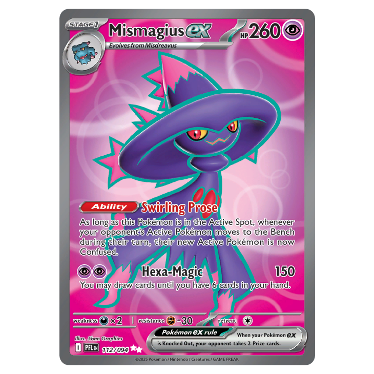 Mismagius ex - Phantasmal Flames - 112/094 - Ultra Rare Full Art