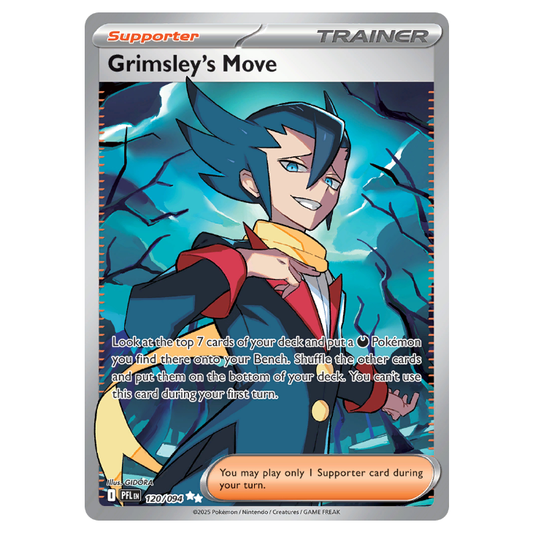 Grimsley's Move - Phantasmal Flames - 120/094 - Ultra Rare Full Art