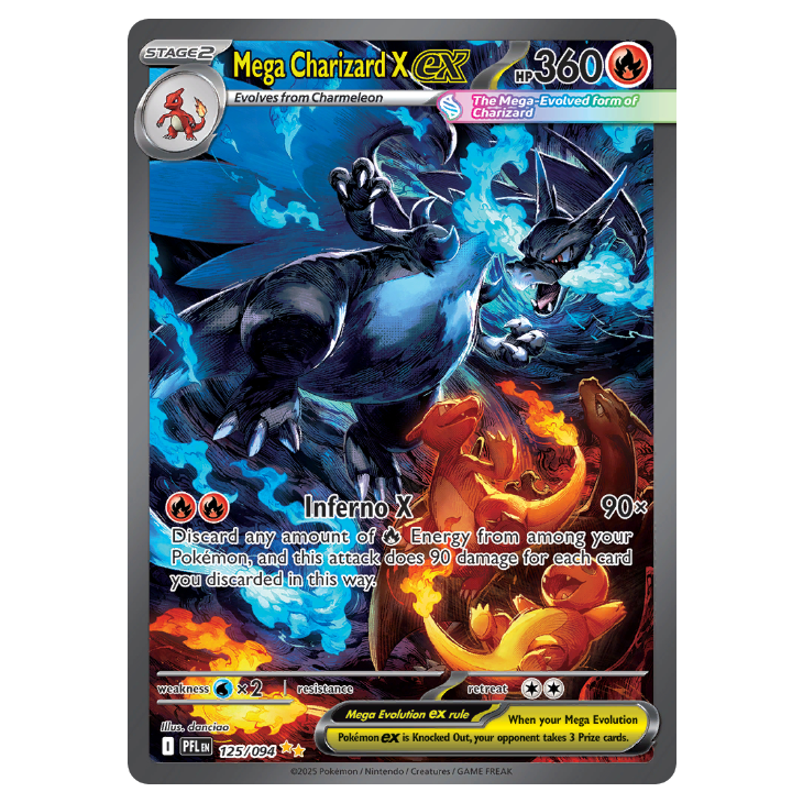 Mega Charizard ex - Phantasmal Flames - 125/094 - Special Illustration Rare