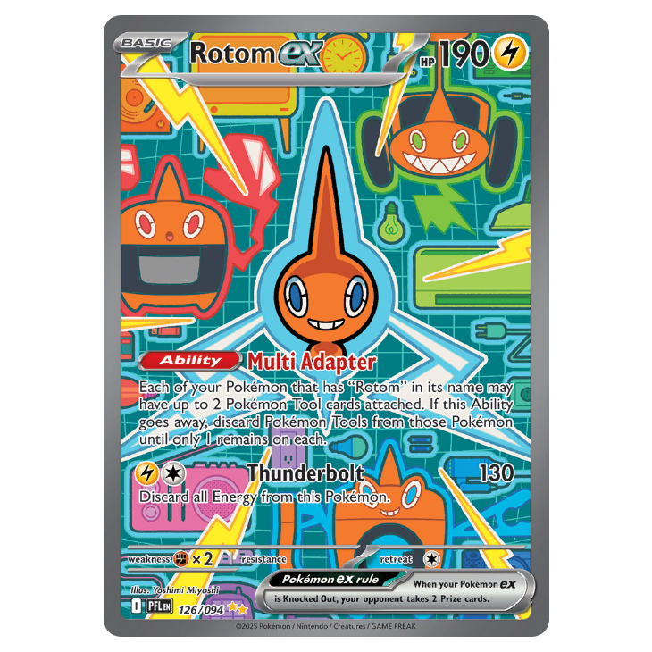 Rotom ex - Phantasmal Flames - 126/094 - Special Illustration Rare