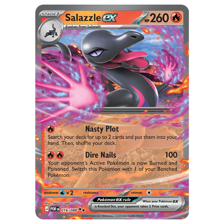 Salazzle ex - Perfect Order - 016/088 - Double Rare