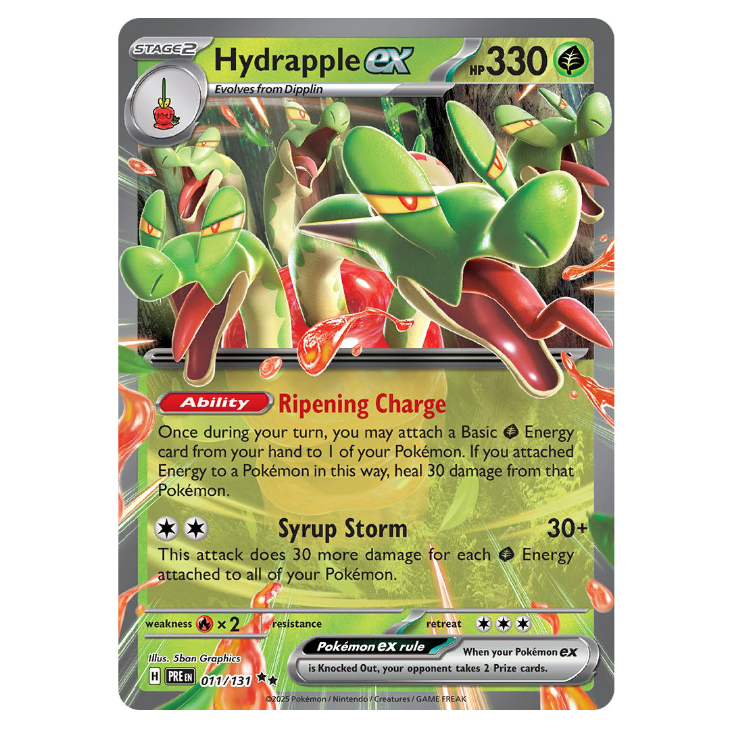 Hydrapple ex - Prismatic Evolutions - 011/131 - Double Rare