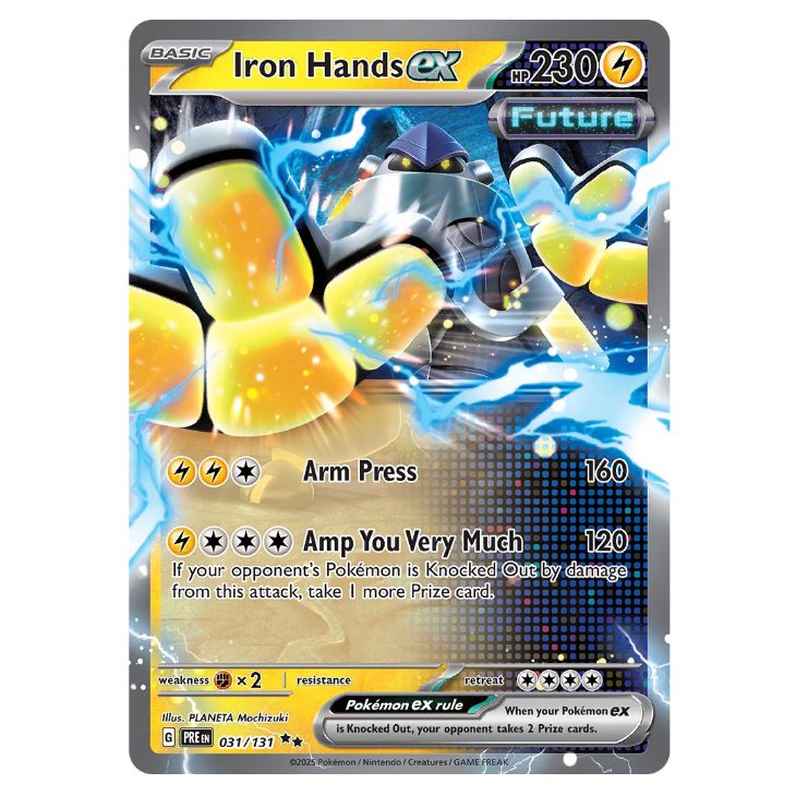 Iron Hands ex - Prismatic Evolutions - 031/131 - Double Rare