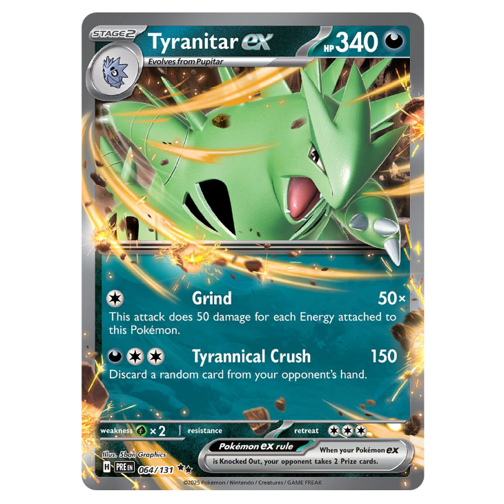 Tyranitar ex - Prismatic Evolutions - 064/131 - Double Rare