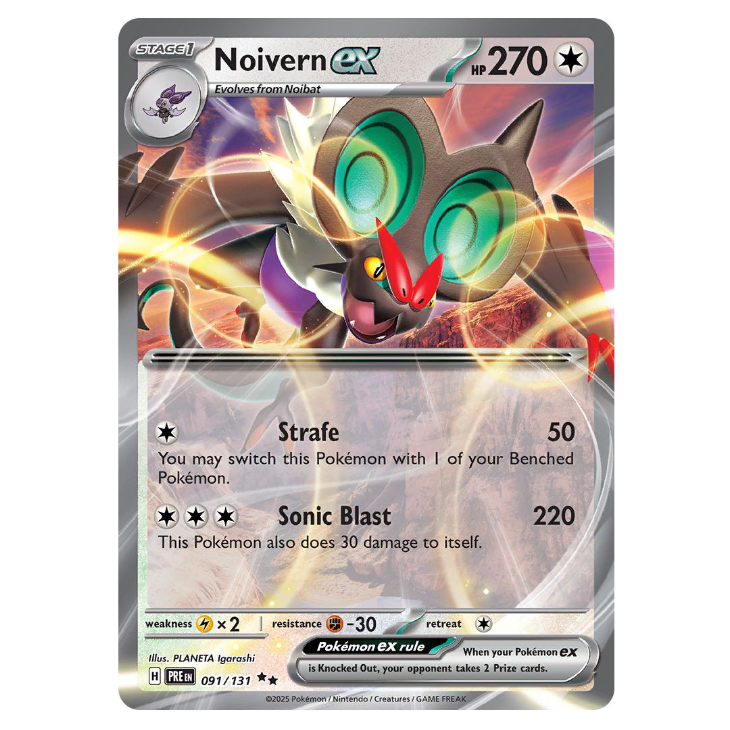 Noivern ex - Prismatic Evolutions - 091/131 - Double Rare