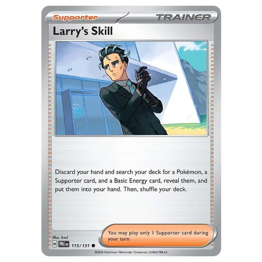 Larry's Skill - Prismatic Evolutions - 115/131 - Common