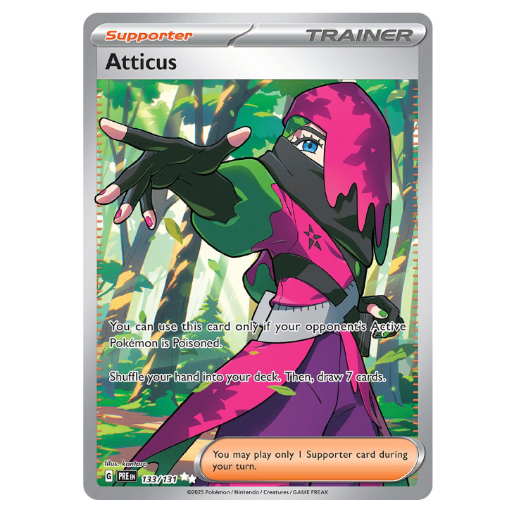 Atticus - Prismatic Evolutions - 133/131 - Full Art Ultra Rare
