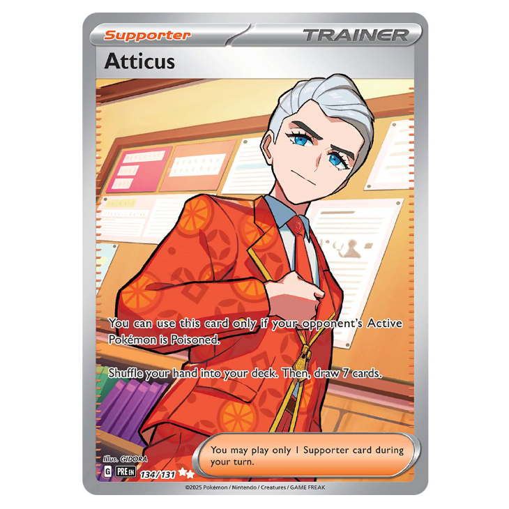 Atticus - Prismatic Evolutions - 134/131 - Full Art Ultra Rare