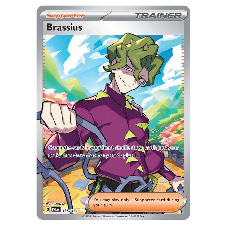 Brassius - Prismatic Evolutions - 135/131 - Full Art Ultra Rare