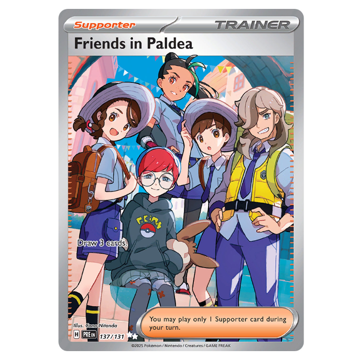 Friends in Paldea - Prismatic Evolutions - 137/131 - Full Art Ultra Rare