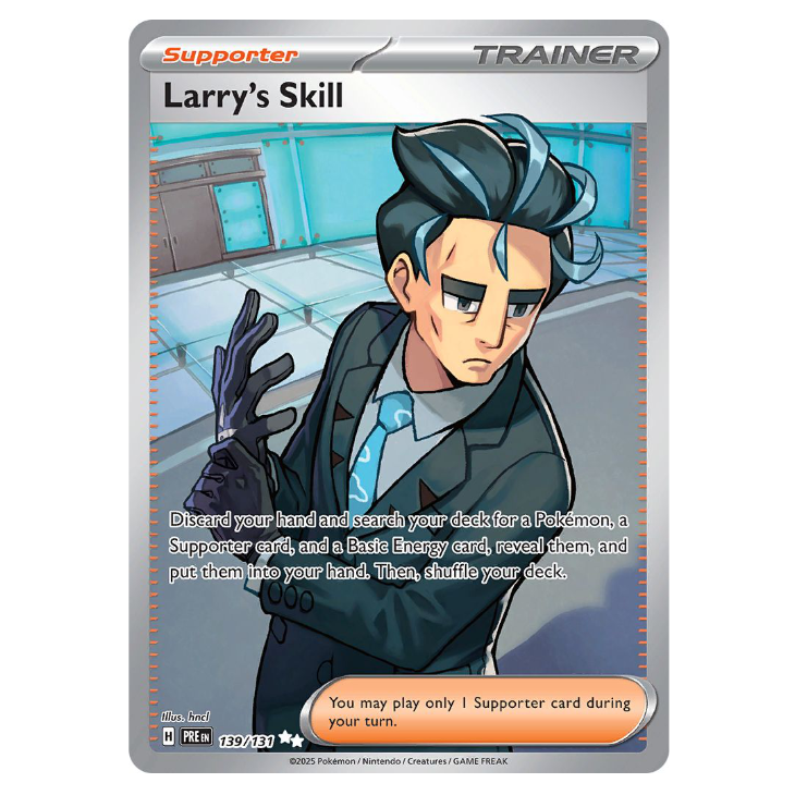 Larry's Skill - Prismatic Evolutions - 139/131 - Full Art Ultra Rare