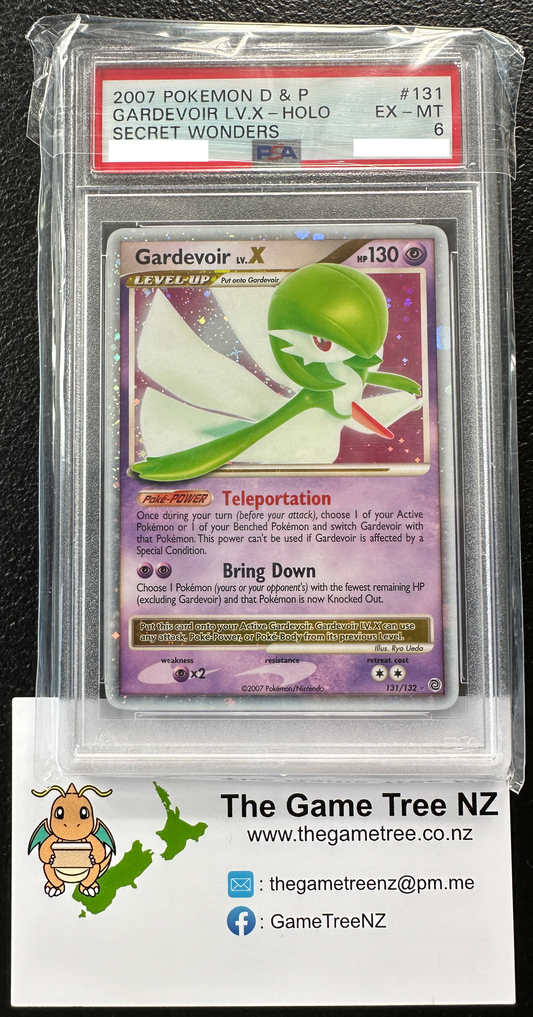 PSA 6 EX-MT Gardevoir Lv.X - Secret Wonders Ultra Rare 131/132