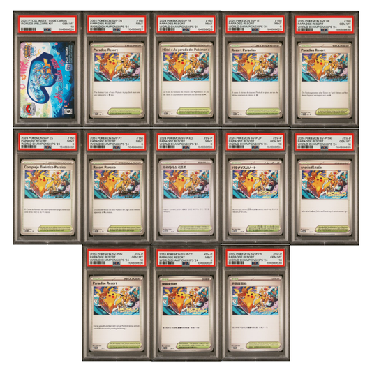 **Sequential Slabs!** PSA World Championships 2024 Full Promo Set (6xPSA10, 7xPSA9)