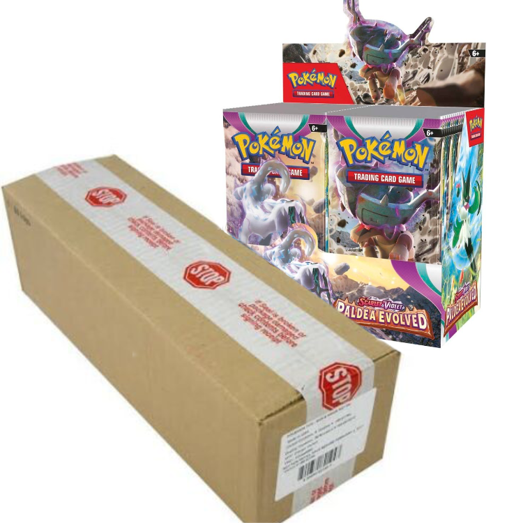 paldea evolved booster box opening Paldea Evolved CASE (6x Booster Boxes) – The Game Tree NZ