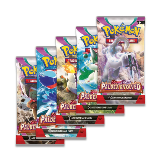 Paldea Evolved 5x Booster Pack Art Set