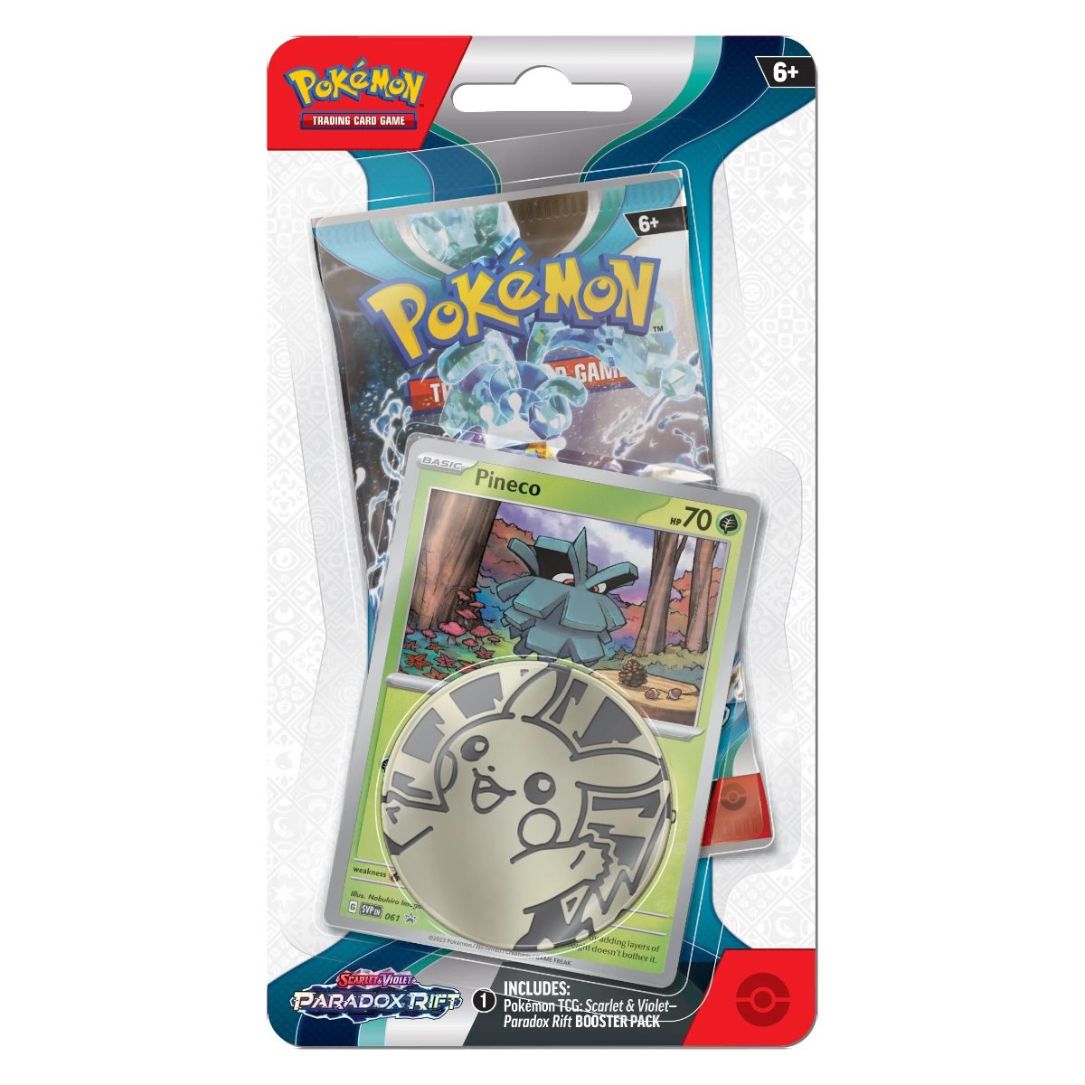paradox rift booster box png Paradox Rift Single Booster Blister with either Pineco or Sinistea Pro –  The Game Tree NZ