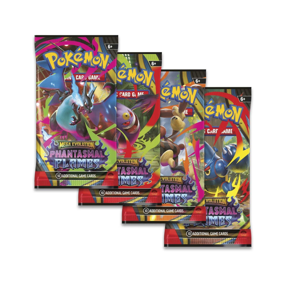 Phantasmal Flames 4x Booster Pack Art Set