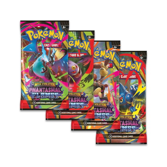 Phantasmal Flames 4x Booster Pack Art Set
