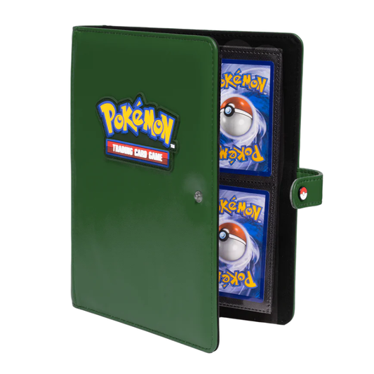 **CLEARANCE** Ultra Pro - Premium Green 4-Pocket Snap Binder for Pokemon