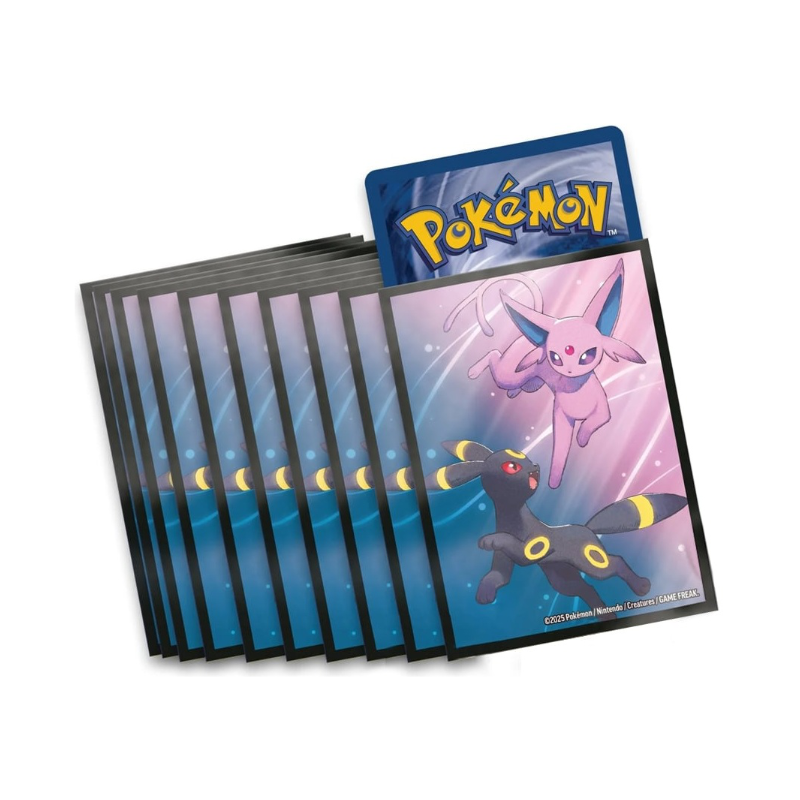 Espeon and Umbreon (Prismatic Evolutions PFC) SLEEVES 65ct