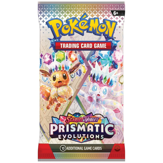 Prismatic Evolutions Booster Pack (Meowth Club)