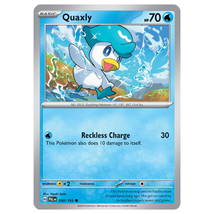 Quaxly - Paldea Evolved - 050/193 - Holo Promo "Common"